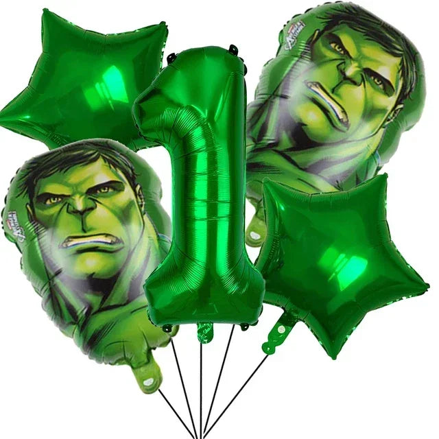 Avengers Hulk Birthday Party Supplies - Superhero Cups Plates Napkins Balloons - ZOOMNSTORE