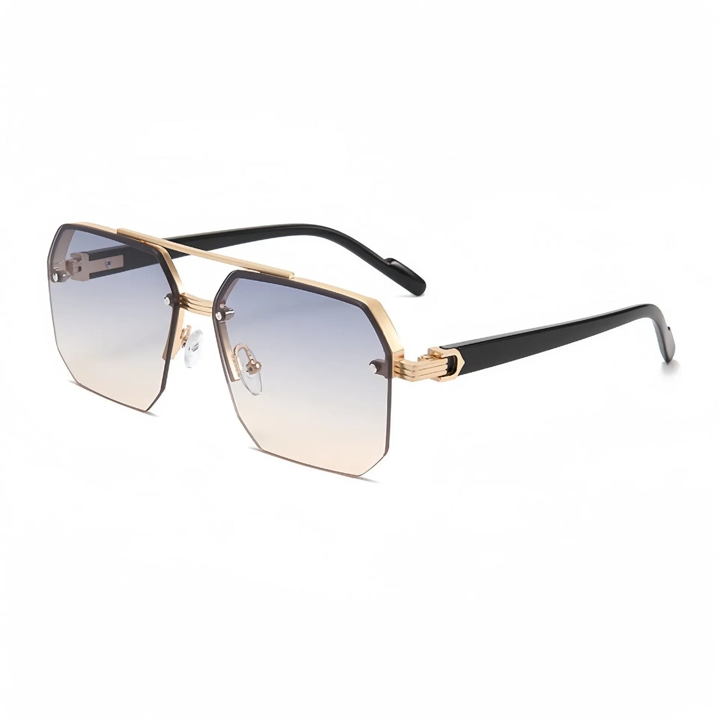 Trendy Aviator Sunglasses - Retro Metal Driving Eyewear UV400 for Men Women - ZOOMNSTORE