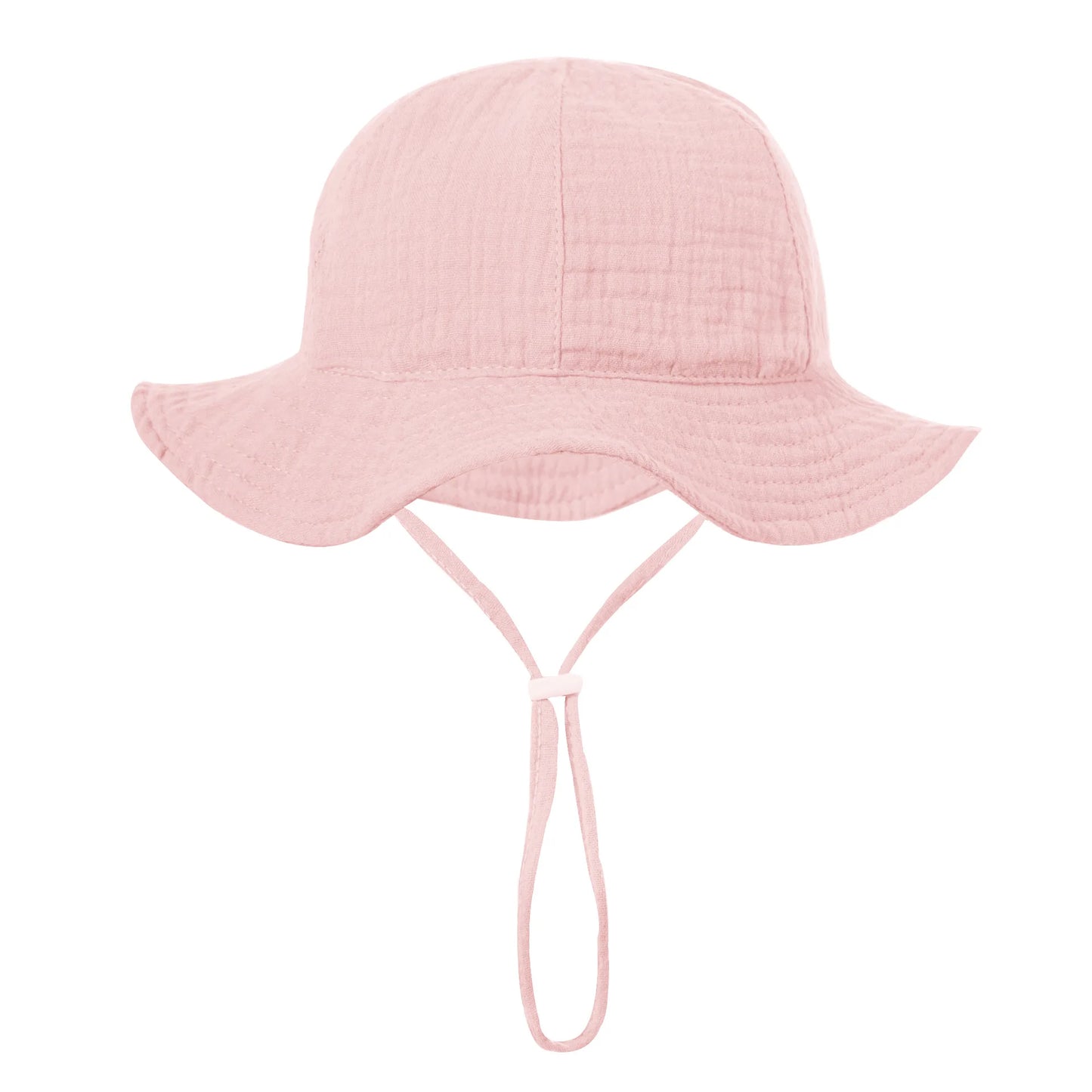 Baby Cotton Bucket Hat New Children Sunscreen Outdoor Caps Boys Girls Print Panama Hat Unisex Beach Fishing Hat For 3-12 Months - ZOOMNSTORE