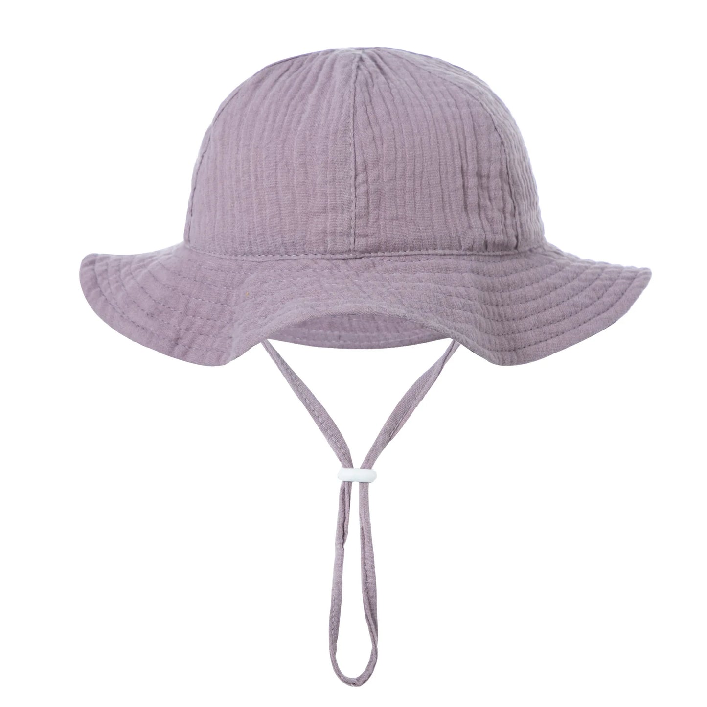 Baby Cotton Bucket Hat New Children Sunscreen Outdoor Caps Boys Girls Print Panama Hat Unisex Beach Fishing Hat For 3-12 Months - ZOOMNSTORE