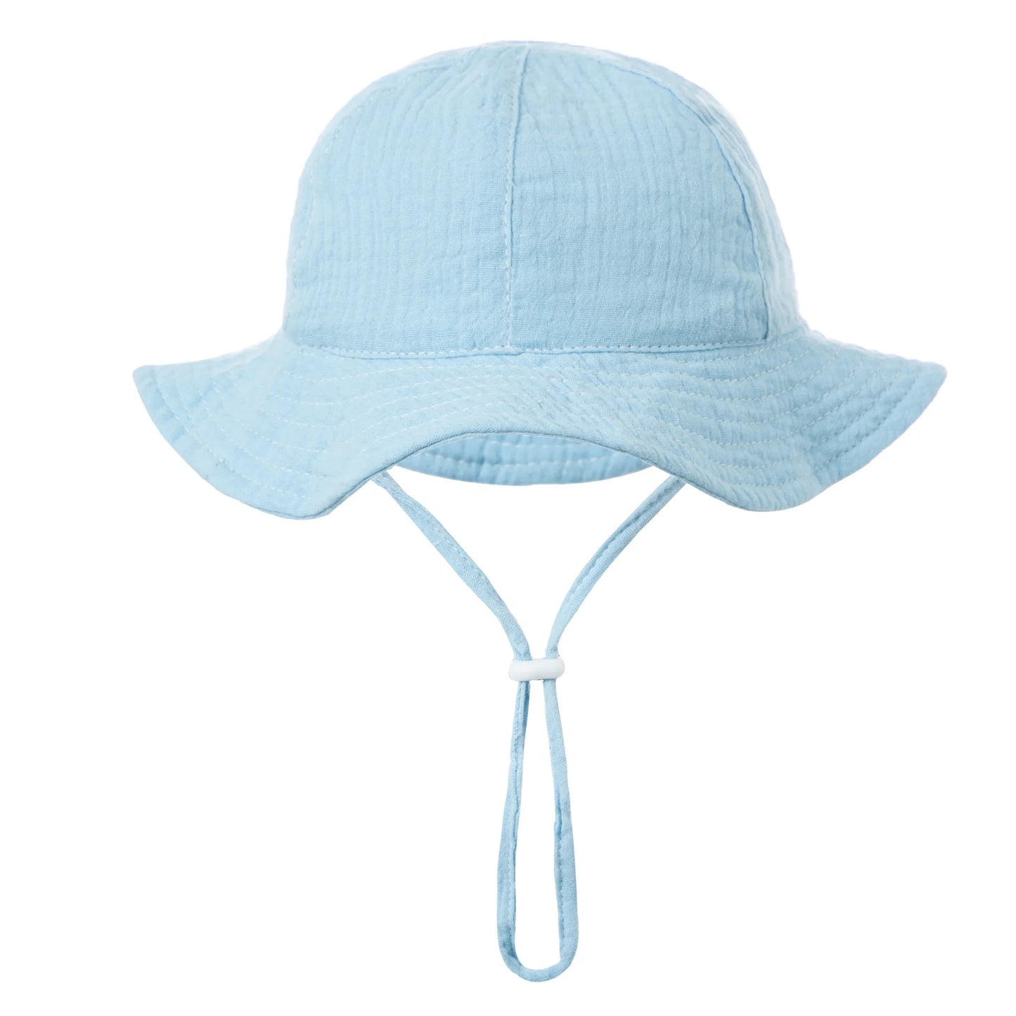 Baby Cotton Bucket Hat New Children Sunscreen Outdoor Caps Boys Girls Print Panama Hat Unisex Beach Fishing Hat For 3-12 Months - ZOOMNSTORE
