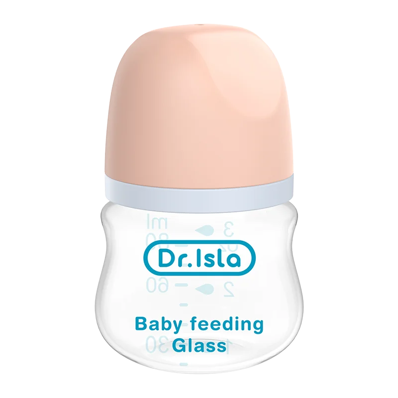 Baby Glass Bottle - Newborn Feeding Bottle 90ML & 160ML BPA Free Wide Mouth - ZOOMNSTORE