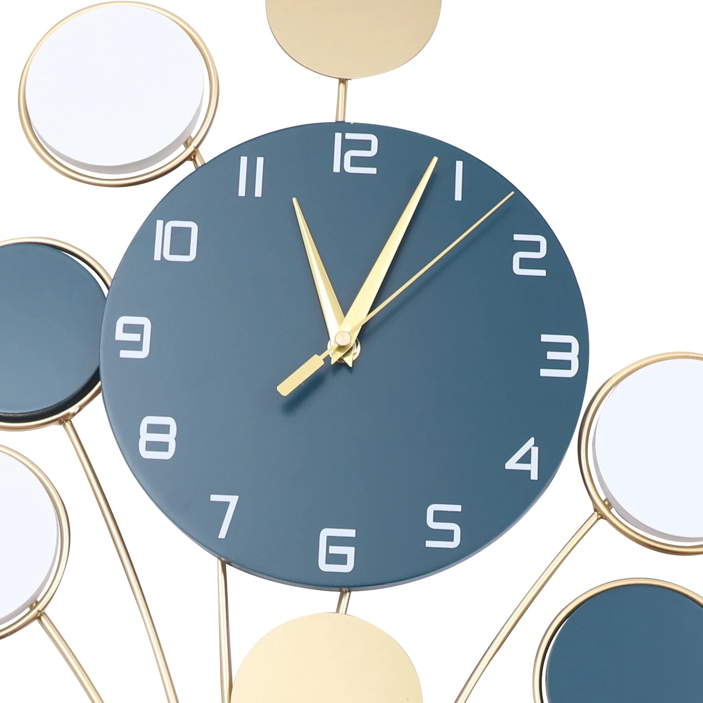 Battery Operated Silent Wall Clock - Large Hot Air Balloon Decor - ZOOMNSTORE