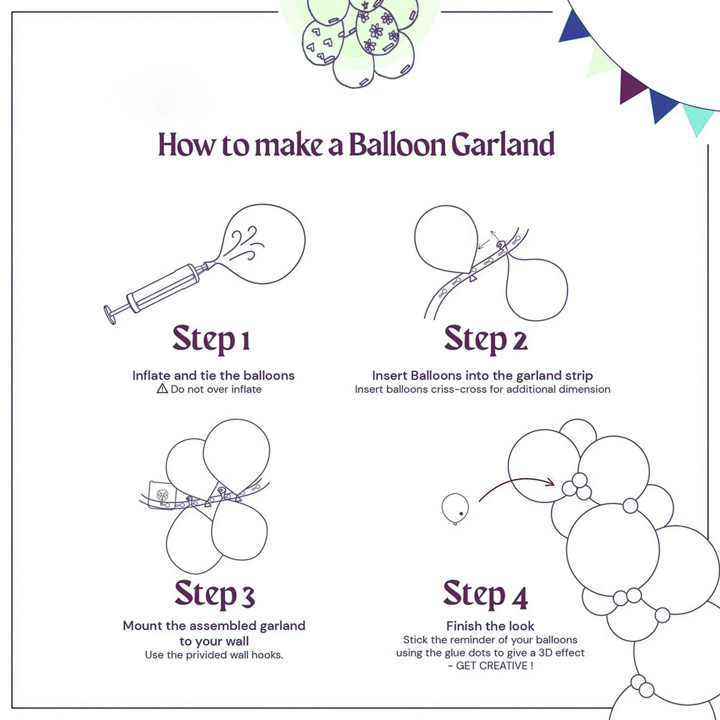 Black and Gold Balloon Garland Arch Kit - Wedding Birthday Party Decorations with Starburst Foil Balloons - ZOOMNSTORE