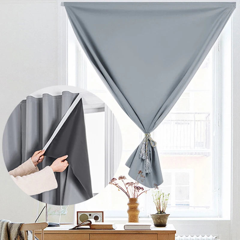 Blackout Curtain - Self-Adhesive Insulation Sunshade for Bedroom Balcony Privacy - ZOOMNSTORE