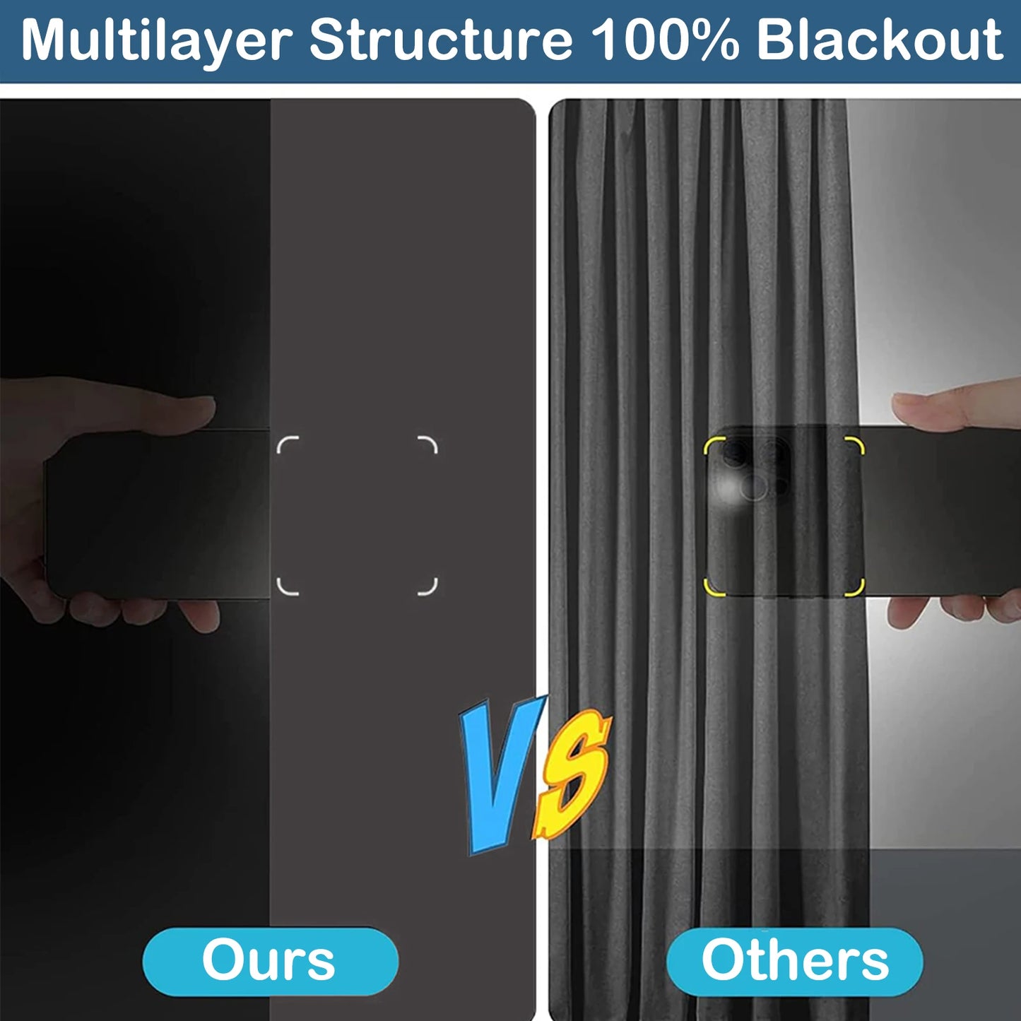 Blackout Window Curtain - UV Blocking Portable Sunshade with Suction Cups - ZOOMNSTORE