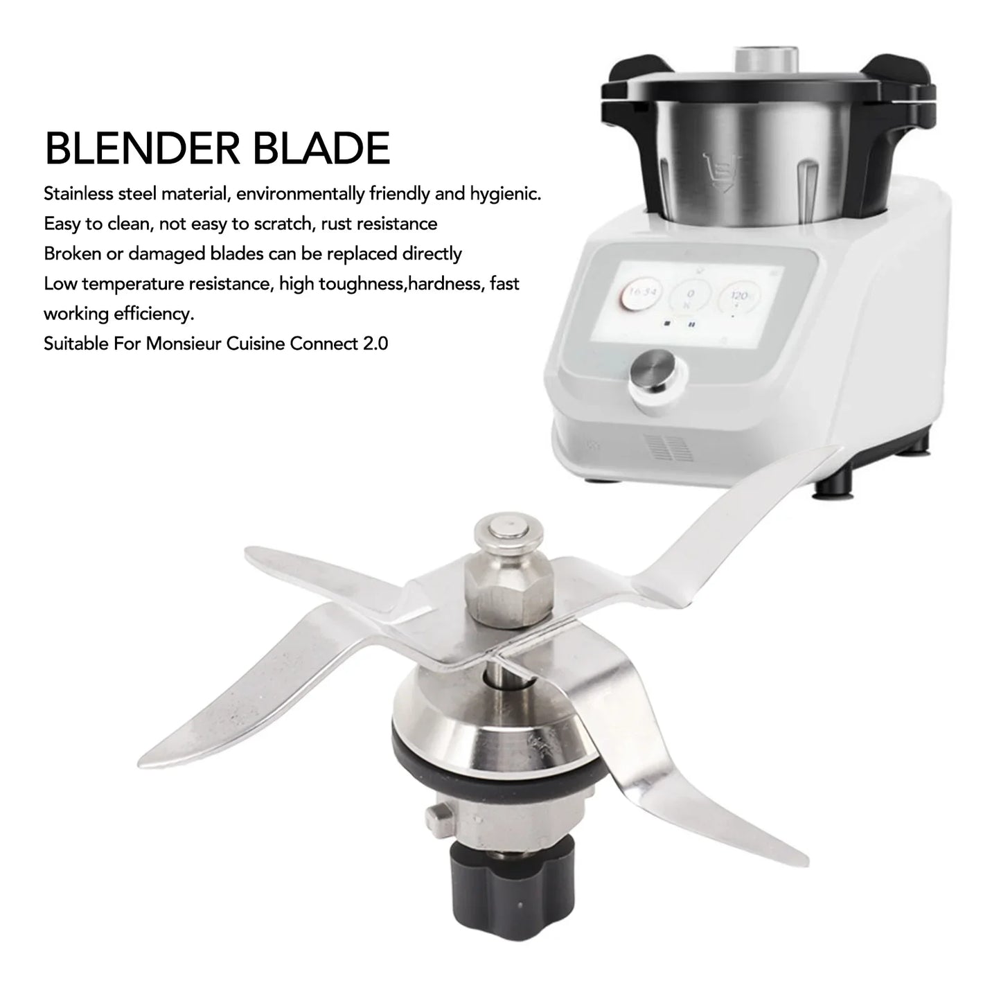 Blender Blade Monsieur Cuisine – Stainless Steel SKMC & SKMS Replacement Knife - ZOOMNSTORE