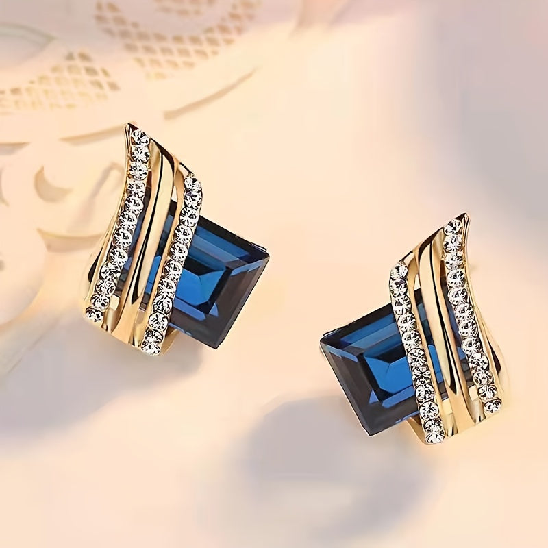 Bohemian Earrings - Retro Inlaid Zirconia Gemstone Jewelry for Women - ZOOMNSTORE
