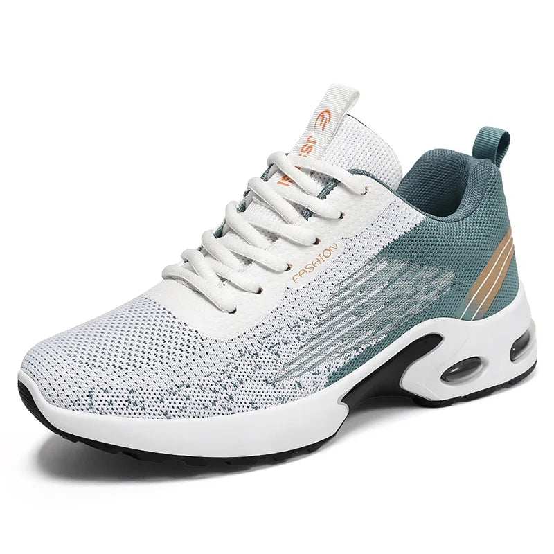 Breathable Knit Sneakers - Mens Soft Sole Comfort Sports Shoes - ZOOMNSTORE