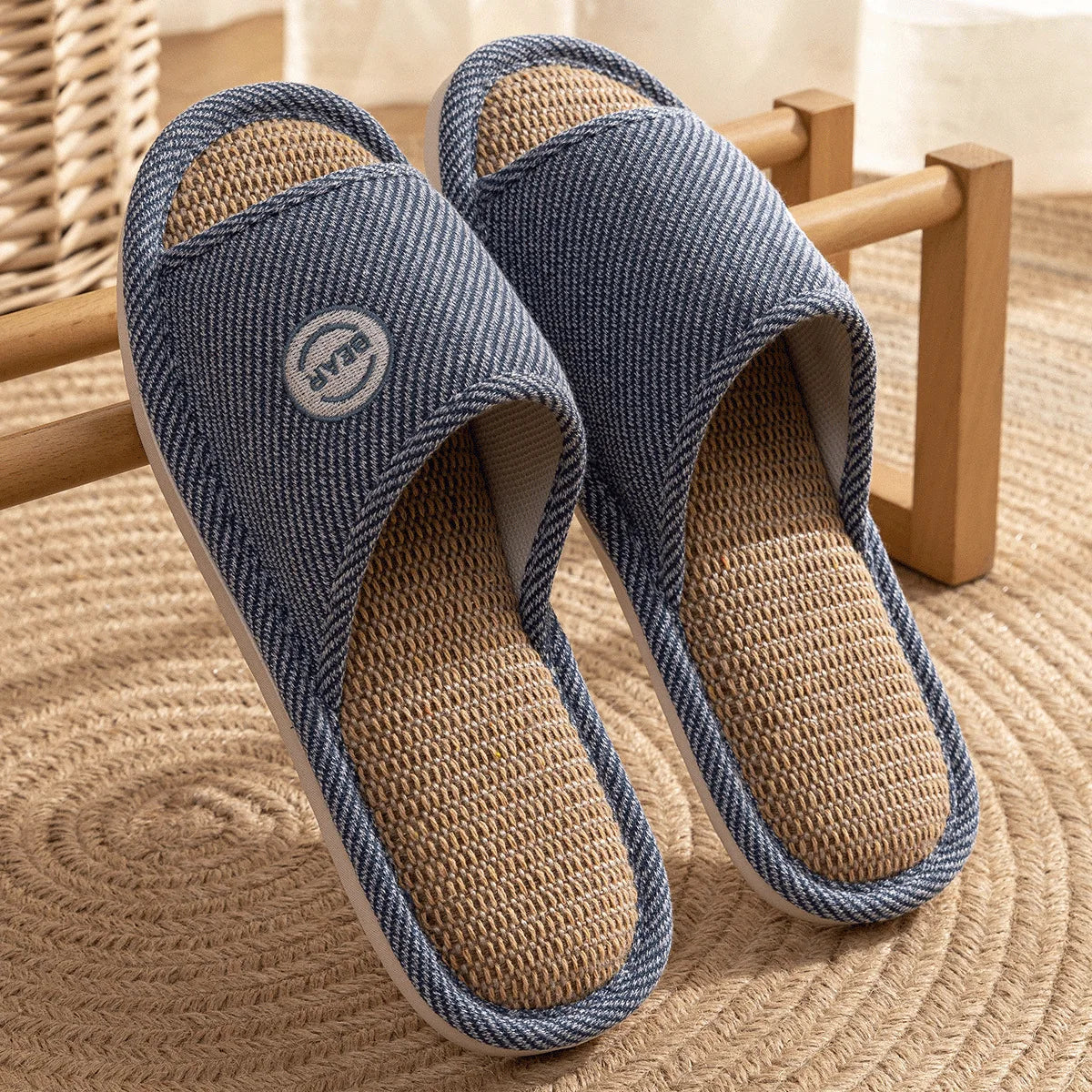 Breathable Open Toe Slippers - Non-Slip Indoor Slides for Men and Women - ZOOMNSTORE