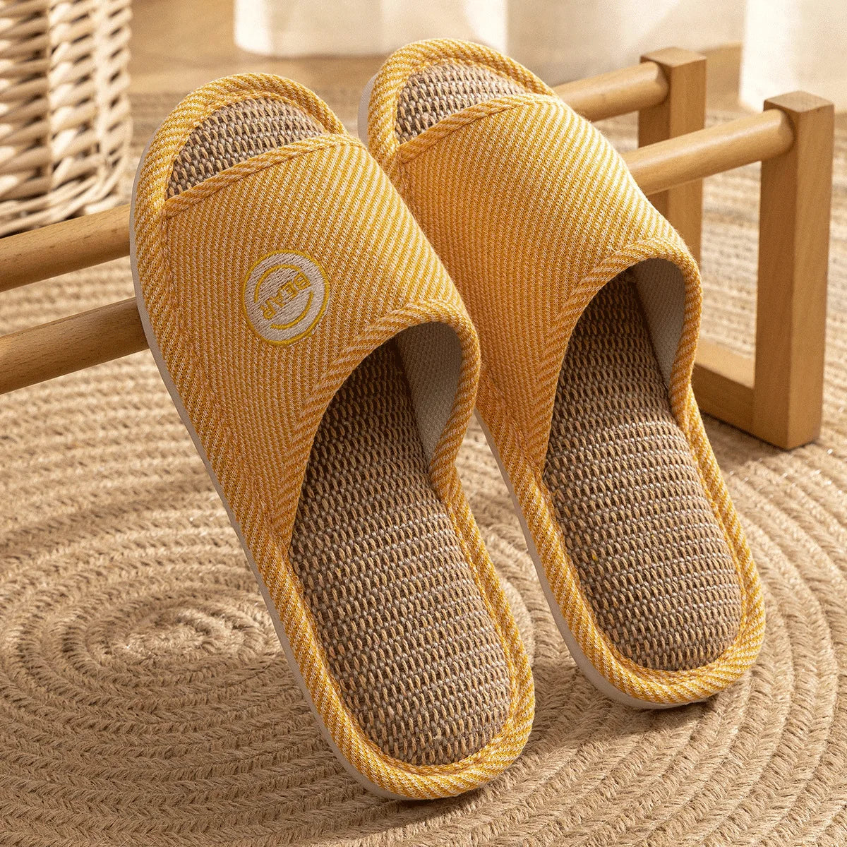 Breathable Open Toe Slippers - Non-Slip Indoor Slides for Men and Women - ZOOMNSTORE