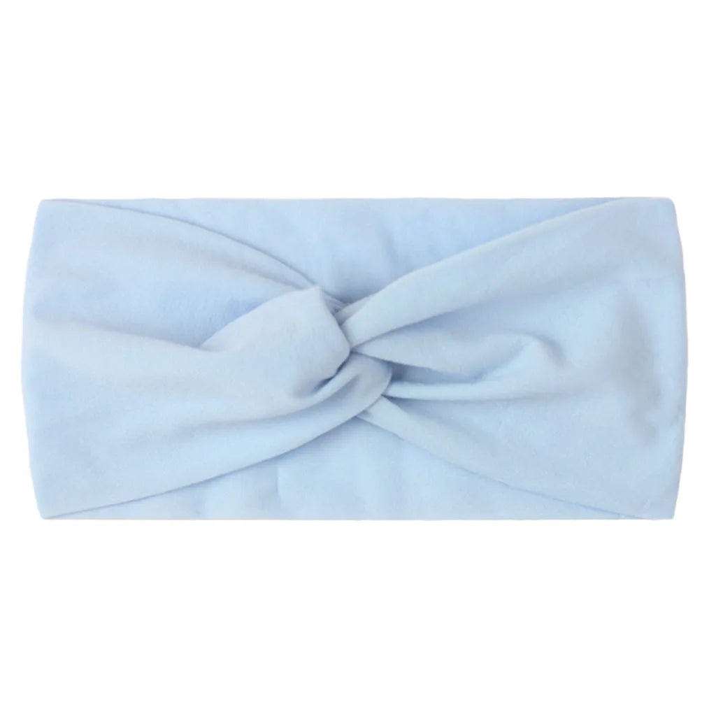 1 PCS Spring Summer Candy Color Baby Headband Girls Twisted Knotted Soft Elastic Baby Girl Headbands Hair Accessories - ZOOMNSTORE