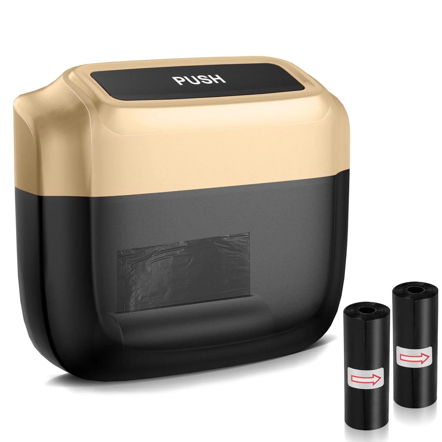 Car Trash Can – Hanging Car Storage Box with Built-In Trash Bag | ABS Plastic - ZOOMNSTORE