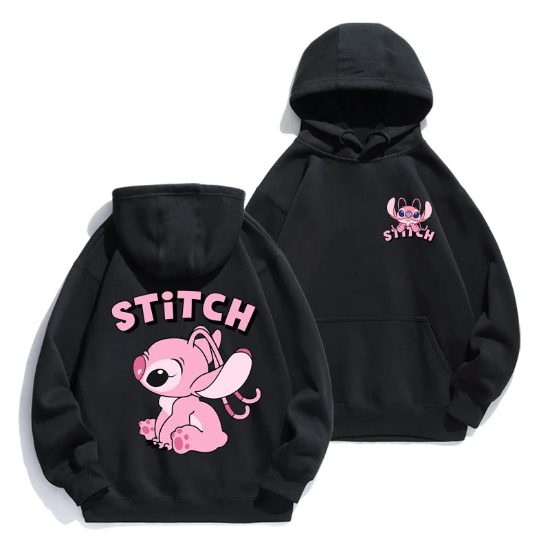 Cartoon Anime Hoodie - Loose Stitch Hoodie for Couples AutumnWinter Coat - ZOOMNSTORE