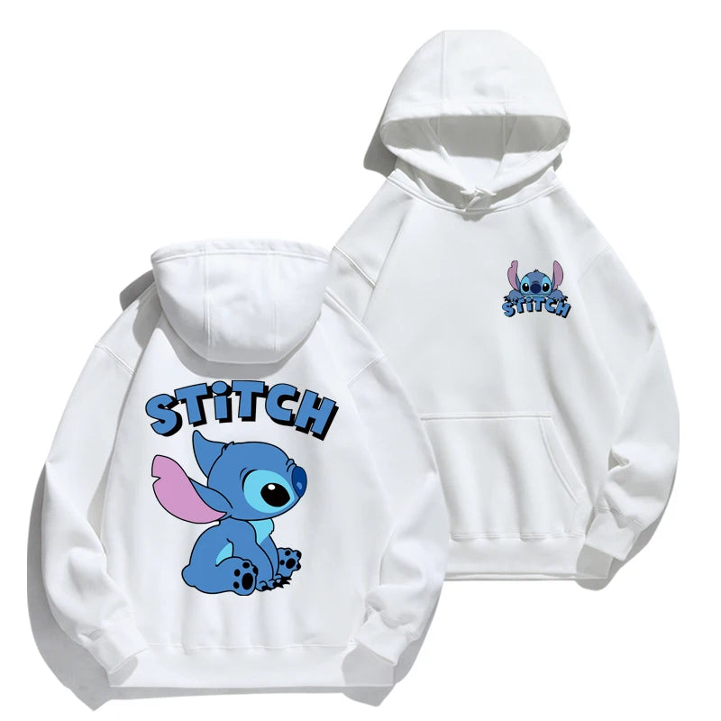 Cartoon Anime Hoodie - Loose Stitch Hoodie for Couples AutumnWinter Coat - ZOOMNSTORE