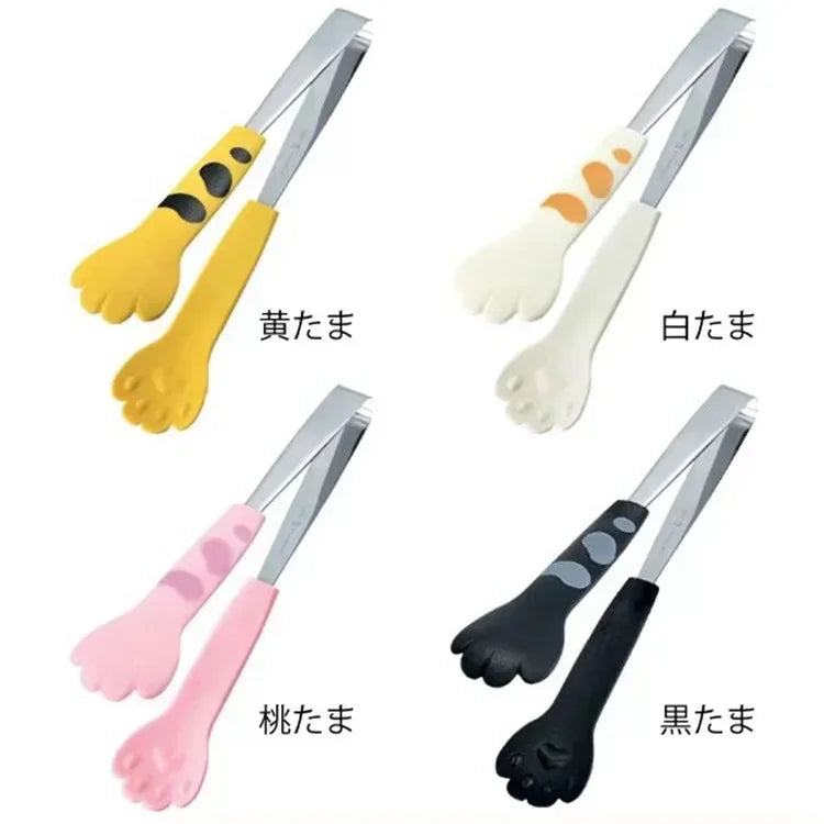 Cat Paw Food Tongs - Cute Cartoon Stainless Steel Kitchen Gadgets - ZOOMNSTORE
