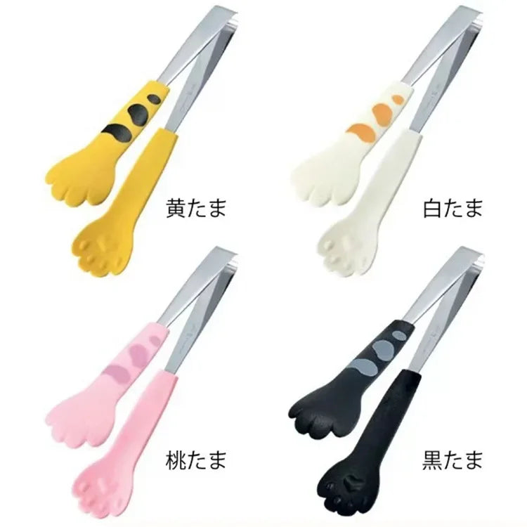 Cat Paw Food Tongs - Cute Cartoon Stainless Steel Kitchen Gadgets - ZOOMNSTORE