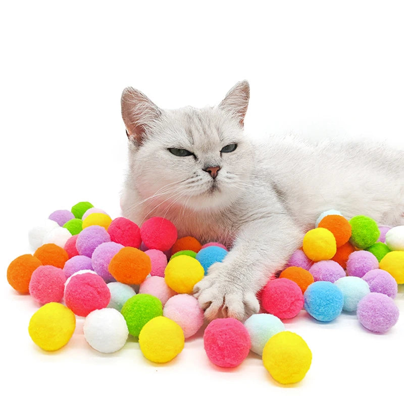 Cat Plush Ball Shooter - Mini Silent Toy for Stress Relief and Play - ZOOMNSTORE