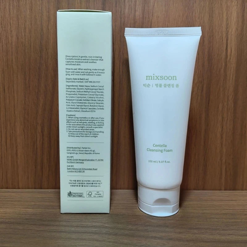 Centella Asiatica Facial Cleanser 150ML - Deep Cleansing Gentle Moisturizer - ZOOMNSTORE