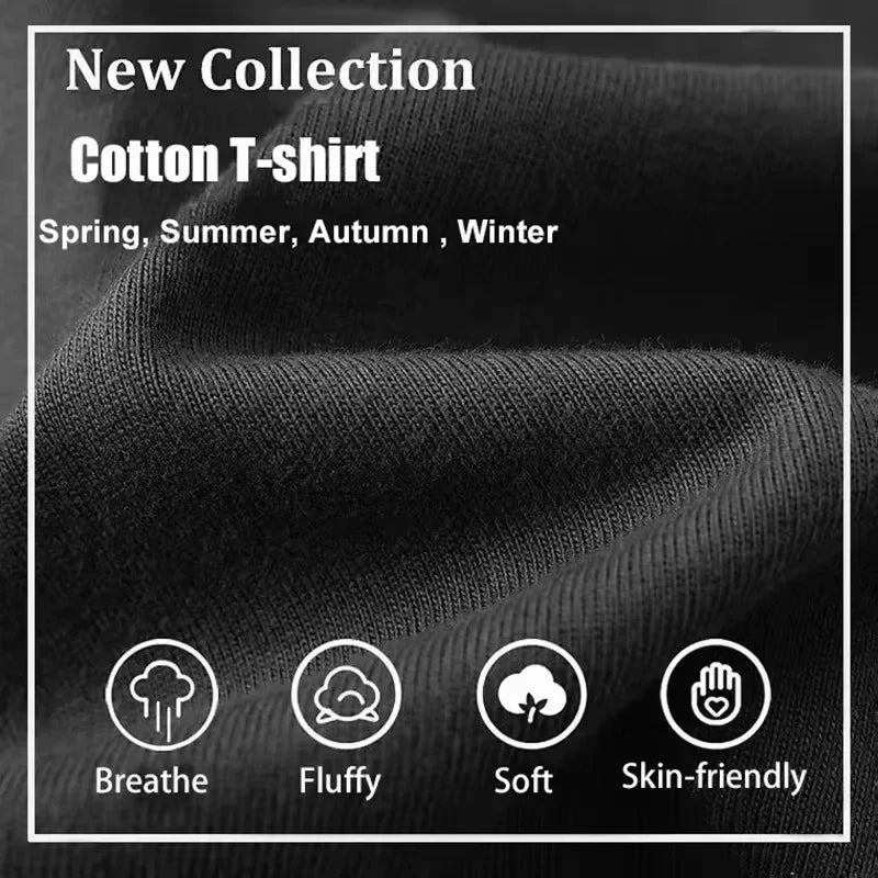 Chiikawa Cartoon Print Womens Cotton T-Shirt - Trendy Summer Loose Tee - ZOOMNSTORE