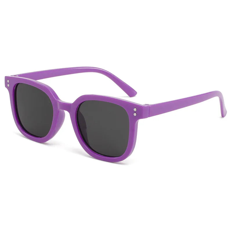 Childrens Designer Square Sunglasses - UV400 Outdoor Eyewear for Boys and Girls - ZOOMNSTORE
