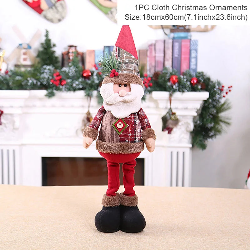 Christmas Santa Doll – Festive Home Decoration | Holiday Season Decor & Xmas Gift Ideas - ZOOMNSTORE