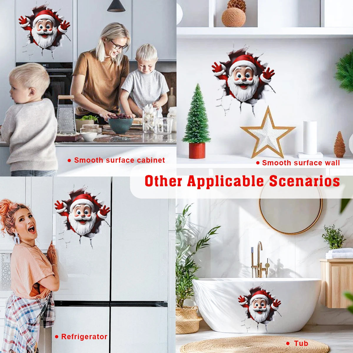 Christmas Toilet Sticker - Merry Xmas Decoration for Home 2025-2026 - ZOOMNSTORE
