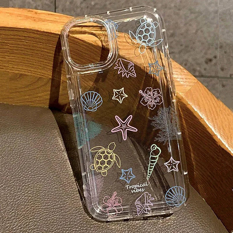 Clear Phone Case - Soft TPU Transparent Shockproof Mobile Cover for iPhone 17 to 11 - ZOOMNSTORE