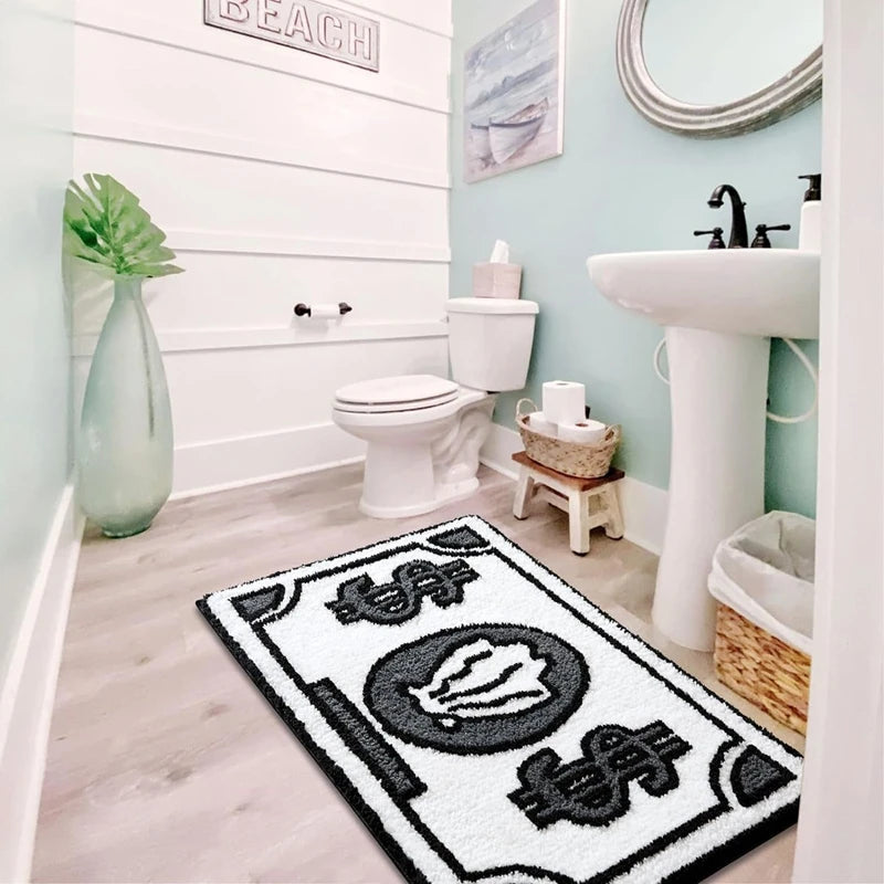 Coin Pattern Rug - Non Slip Floor Mat | Spongebob Style Decor for Bedroom & Living Room - ZOOMNSTORE