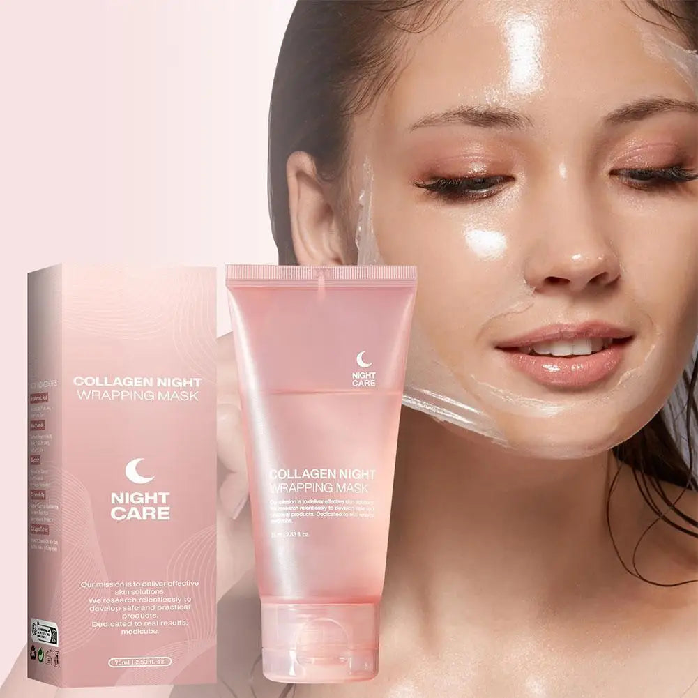 Collagen Peel-Off Mask - Moisturizing Firming Gel for Deep Cleansing and Wrinkle Repair - ZOOMNSTORE