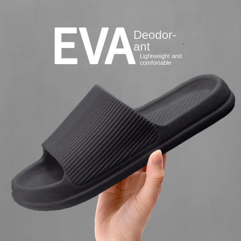 Comfortable Anti-Slip EVA Sandals - Thick Sole Home Slippers Bathroom Flip-Flops - ZOOMNSTORE