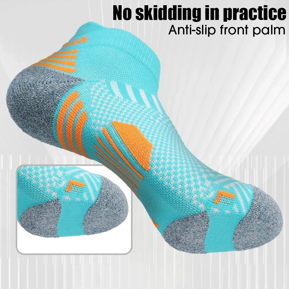Compression Ankle Socks - Mens Womens Low Cut Fitness Running Sox - ZOOMNSTORE