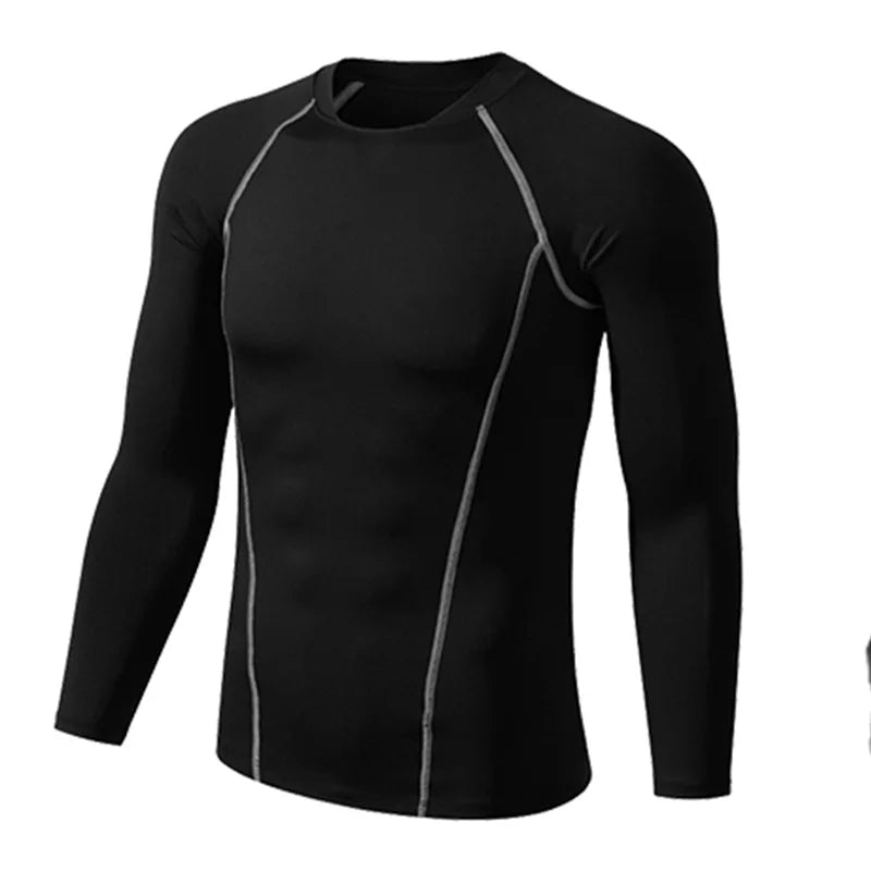 Compression Running T-Shirt - Unisex Sportswear for Fitness and Gym - ZOOMNSTORE