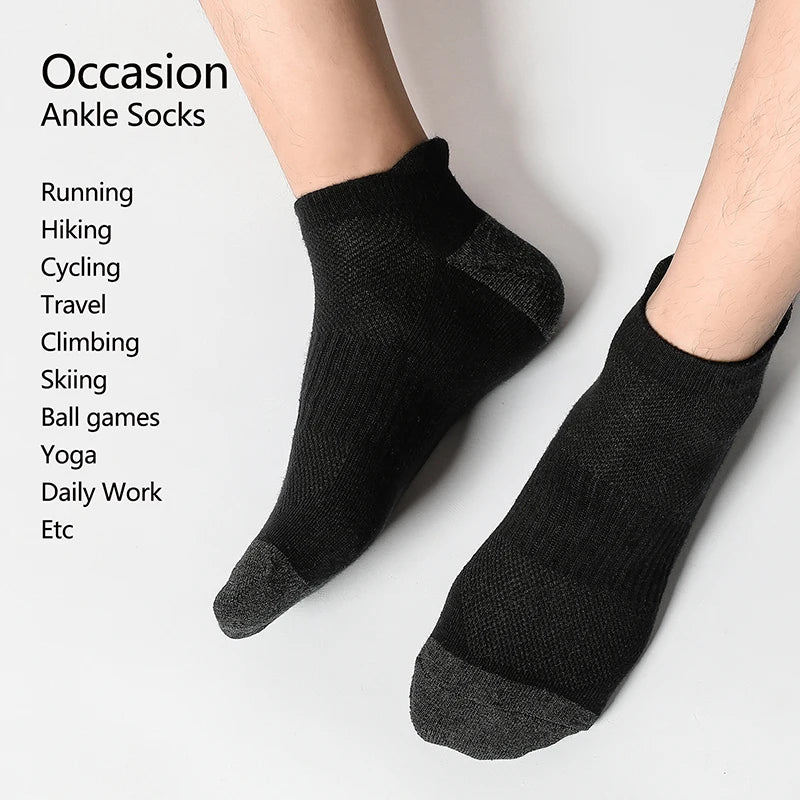 Cotton Ankle Socks - 612 Pairs Sports Short Socks for Men Women Breathable Summer Running Socks - ZOOMNSTORE