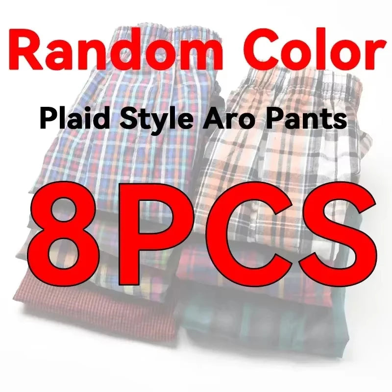Cotton Boxer Shorts – Men's Plaid Boxers, Comfortable Breathable Underwear - ZOOMNSTORE