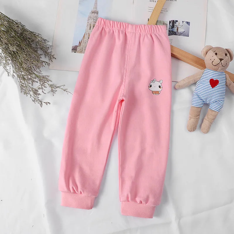 Cotton Kids Leisure Sport Pants - Toddler Boys Girls Sweatpants - ZOOMNSTORE