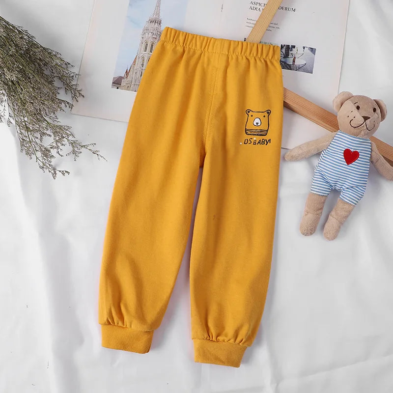 Cotton Kids Leisure Sport Pants - Toddler Boys Girls Sweatpants - ZOOMNSTORE