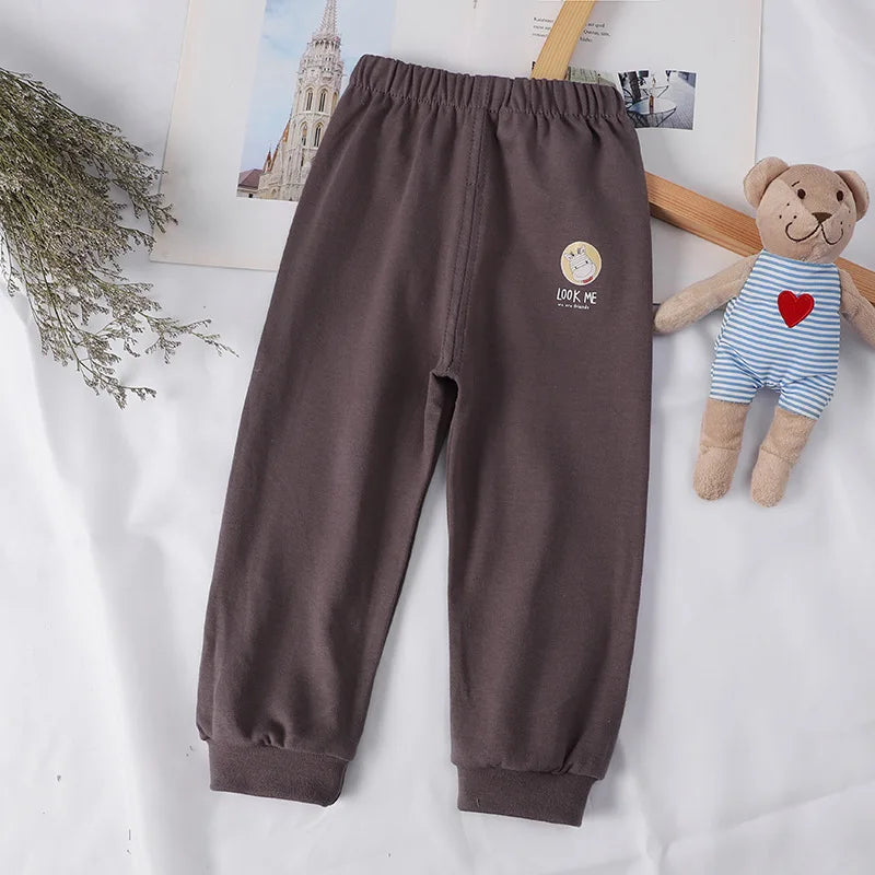 Cotton Kids Leisure Sport Pants - Toddler Boys Girls Sweatpants - ZOOMNSTORE