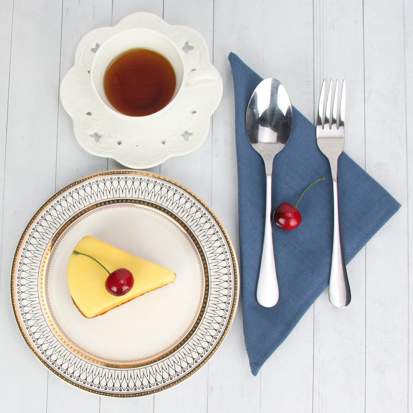 Cotton Linen Napkins Set of 12 - Soft 40x40cm Placemats for Dining Events - ZOOMNSTORE