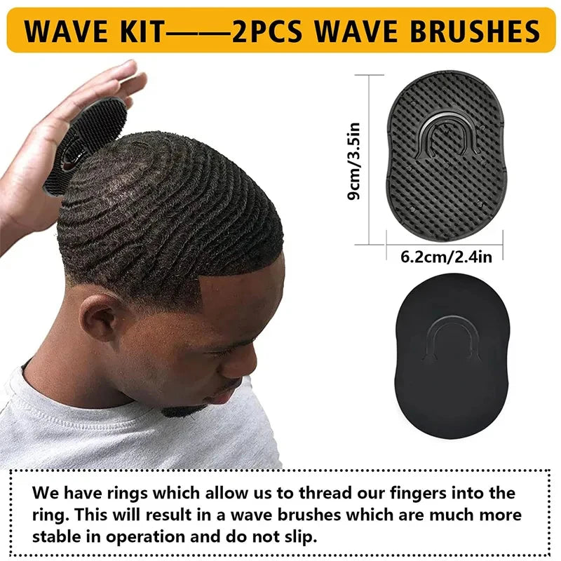 Curly Hair Cream Wave Kit - Oil-Based Pomade for 360 Waves and African Braids - ZOOMNSTORE