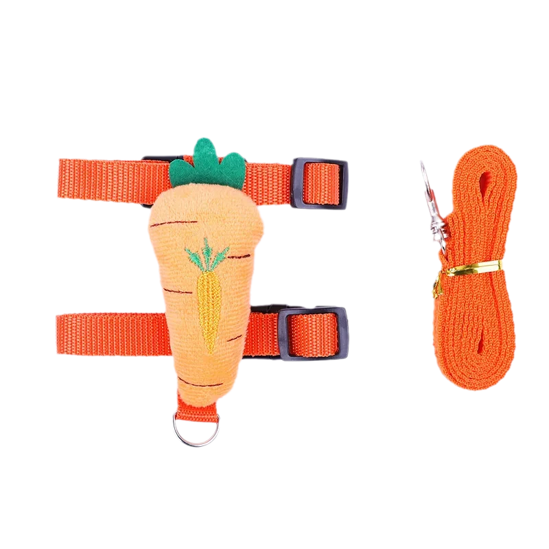 Cute Bunny Guinea Pig Harness Leash Set - Small Animal Accessories - ZOOMNSTORE