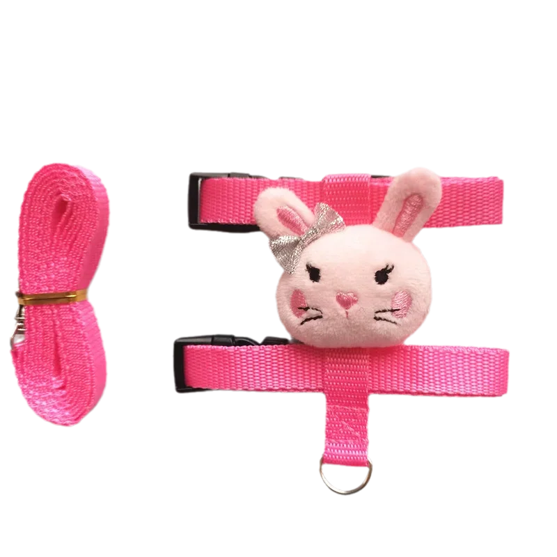 Cute Bunny Guinea Pig Harness Leash Set - Small Animal Accessories - ZOOMNSTORE