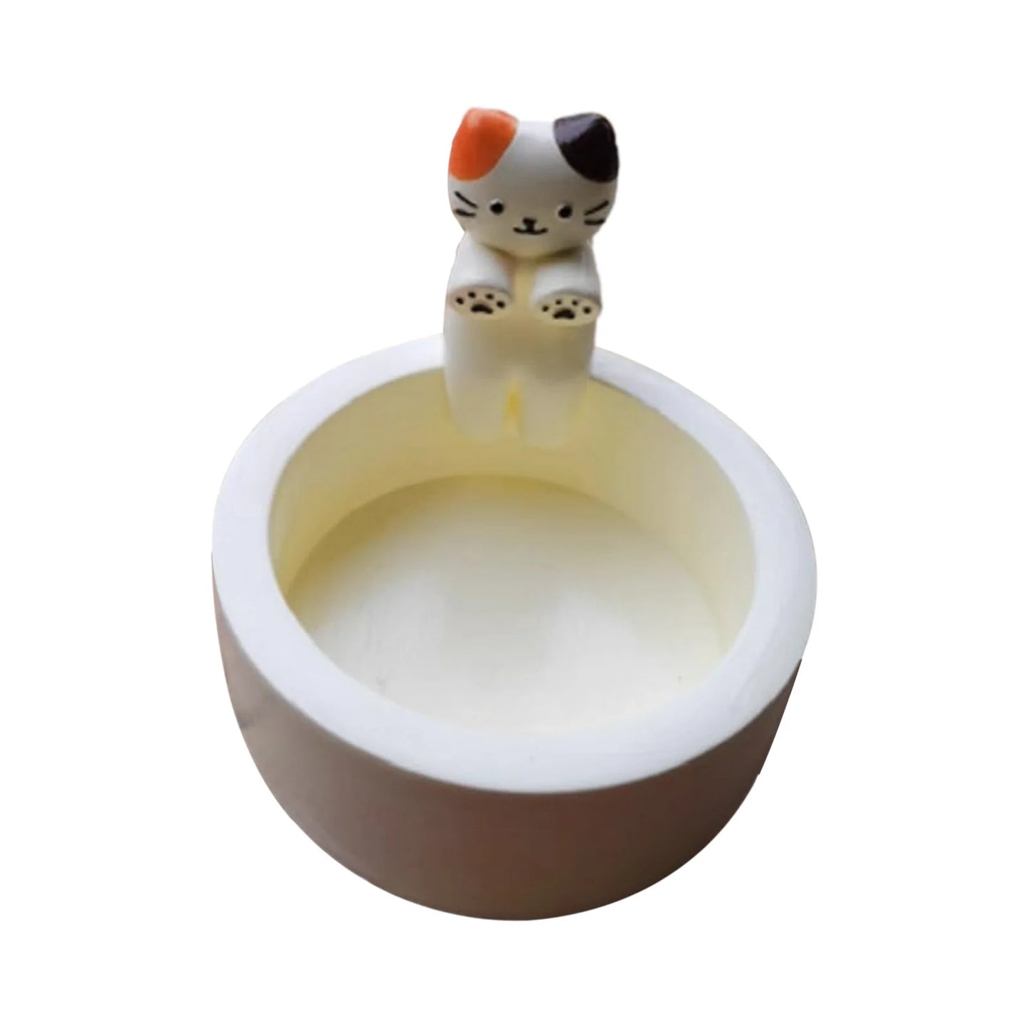 Cute Cat Candle Holder - Creative Aromatherapy Candlestick Decoration - ZOOMNSTORE