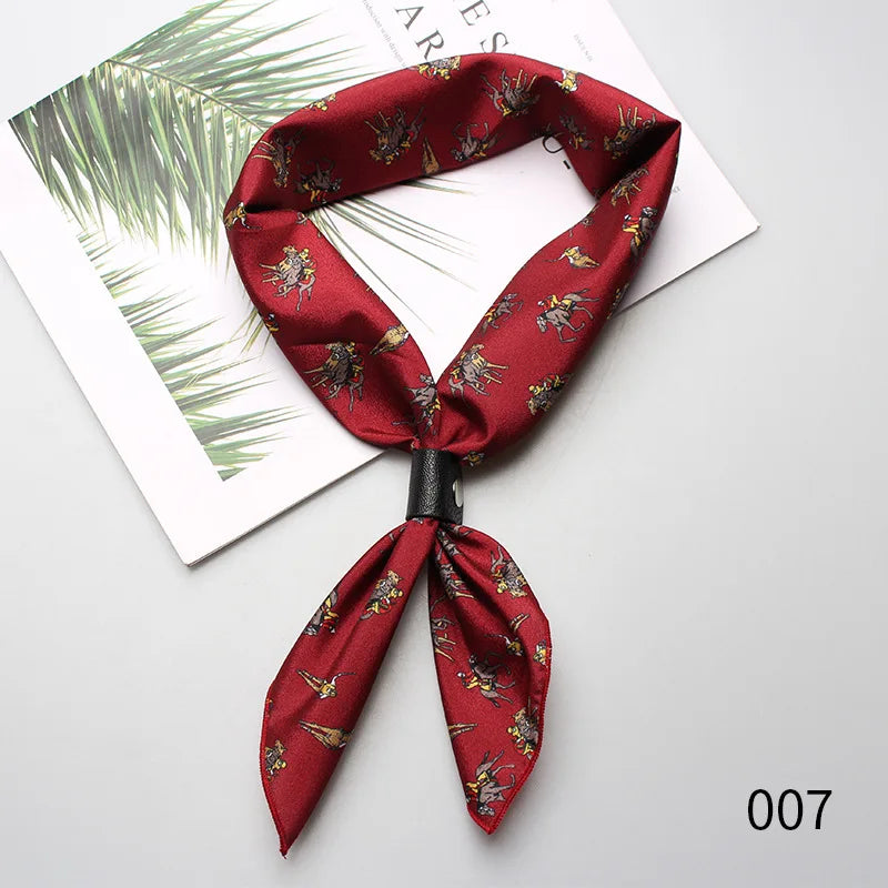 Designer Square Scarf - Luxury Ascot Cravat for Men Women - ZOOMNSTORE