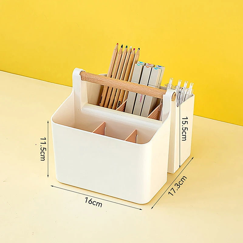 Multifunctional Pen Holder - Portable Storage Box for Office School - ZOOMNSTORE