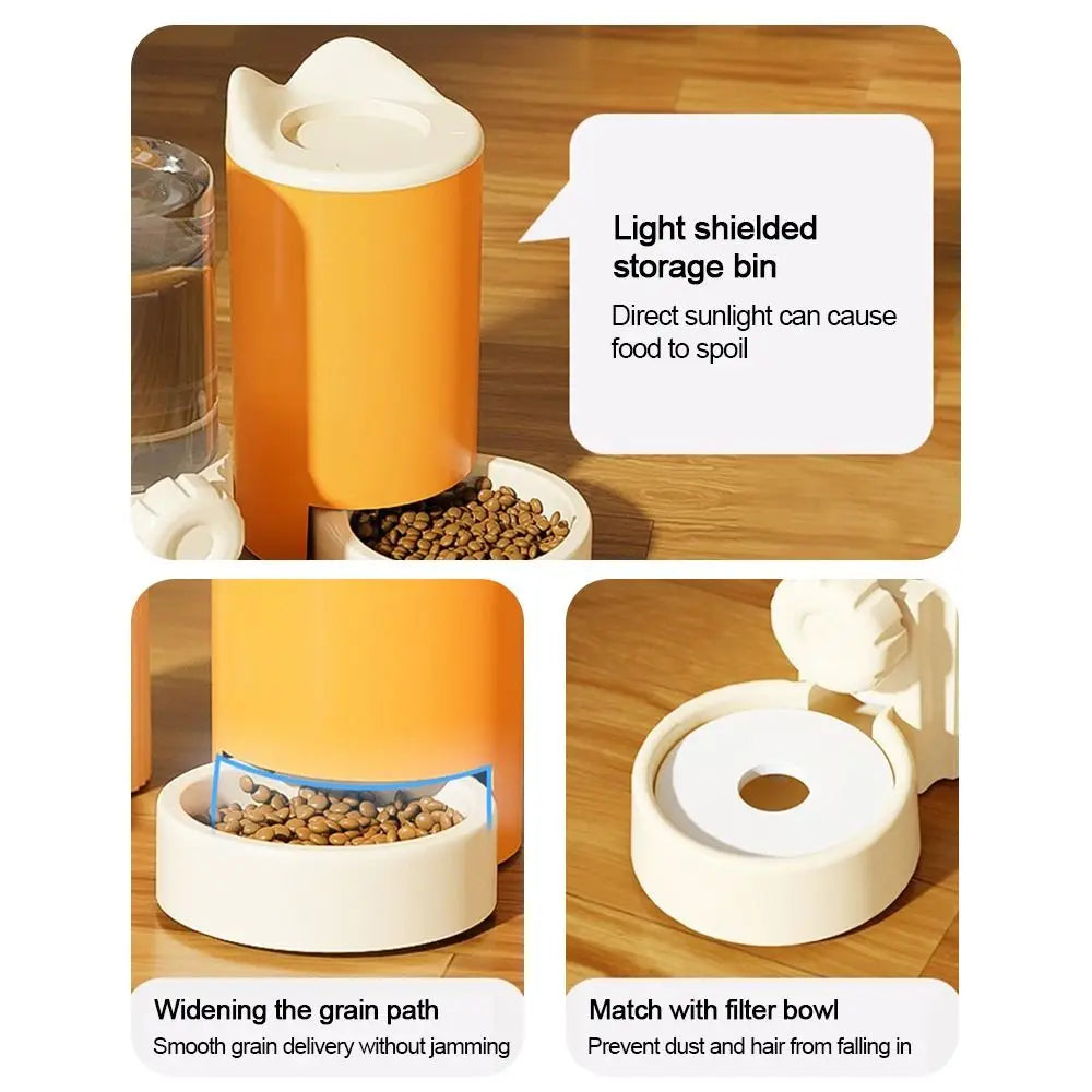 Detachable Cat Water Dispenser Auto Feeder - Large Capacity Pet Feeding Tool - ZOOMNSTORE