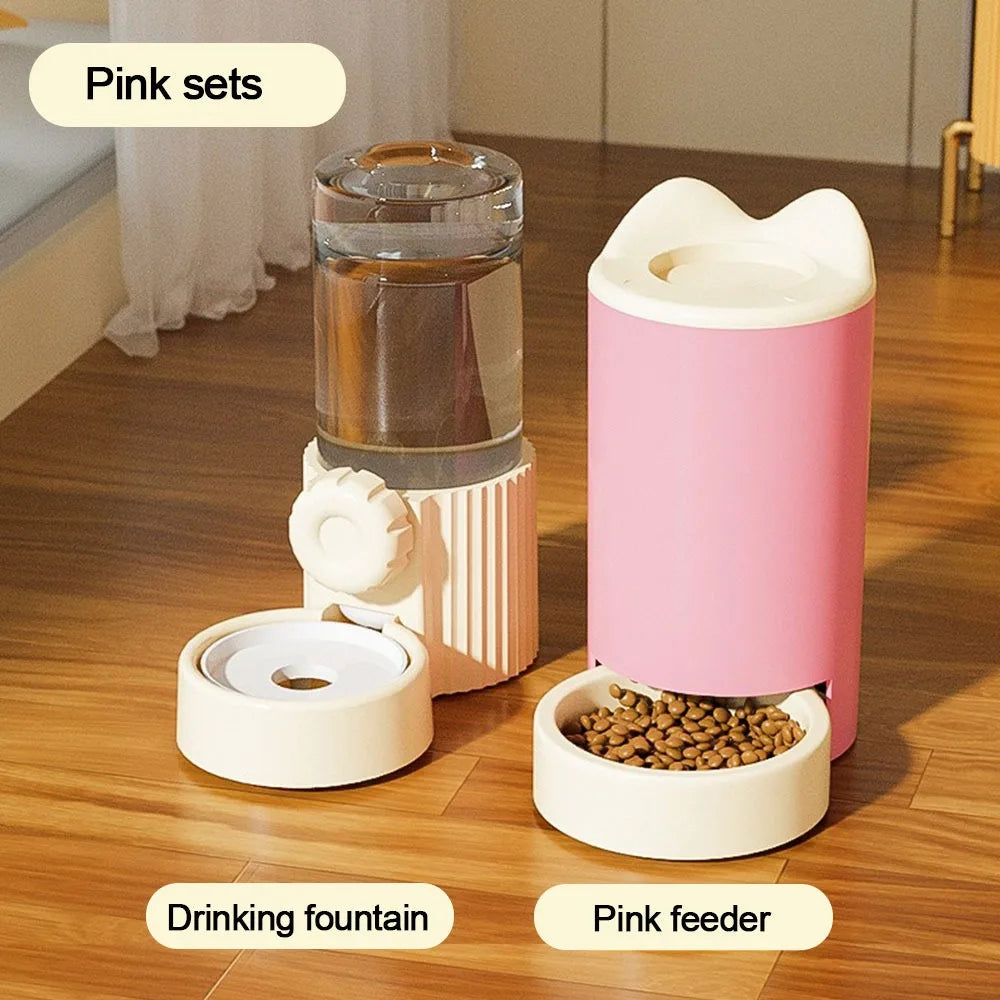 Detachable Cat Water Dispenser Auto Feeder - Large Capacity Pet Feeding Tool - ZOOMNSTORE