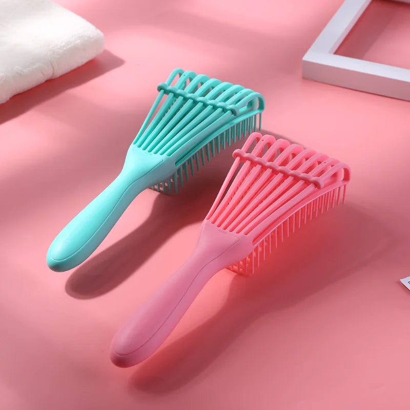 Detangling Hair Brush - Scalp Massage Comb for Curly Thick Hair - ZOOMNSTORE
