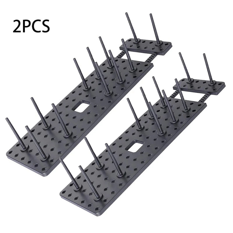 Dish Drying Rack - Kitchen Organizer Plastic Plate Drying Shelf | Foldable Sink Storage Stand - ZOOMNSTORE