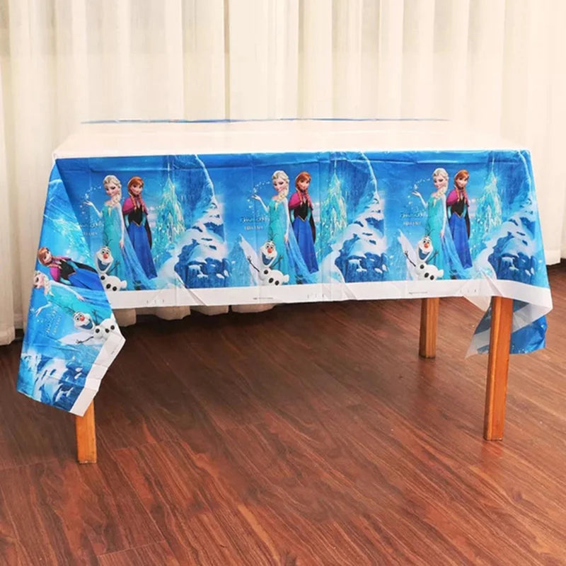 Disney Frozen Birthday Party Supplies - Snow Queen Cutlery Plates Cups - ZOOMNSTORE